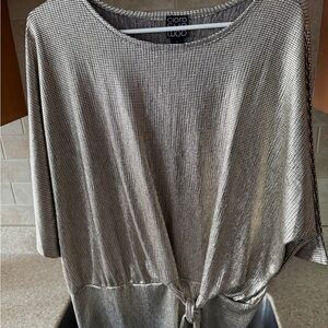 CLARA SUNWOO Metallic gold Blouse